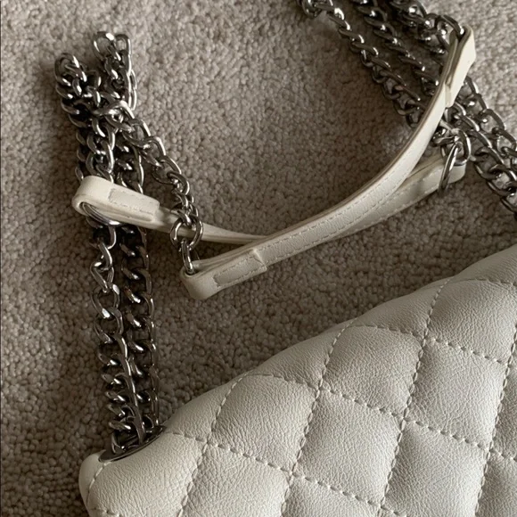 Chanel-look Quilted Bag Cream INC International Concepts - Picture 3 of 11